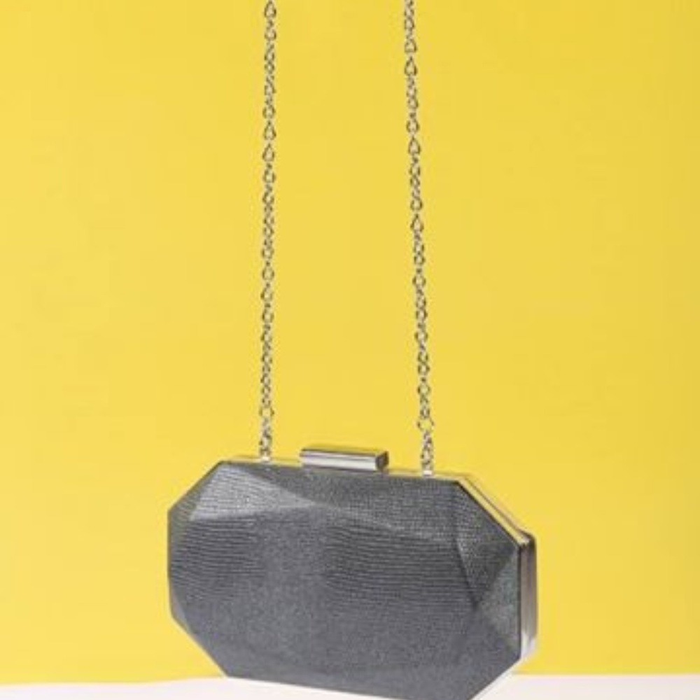 Grey Stone Clutch